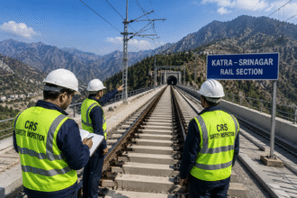 CRS Completes Final Safety Inspection of Katra-Srinagar Rail Section