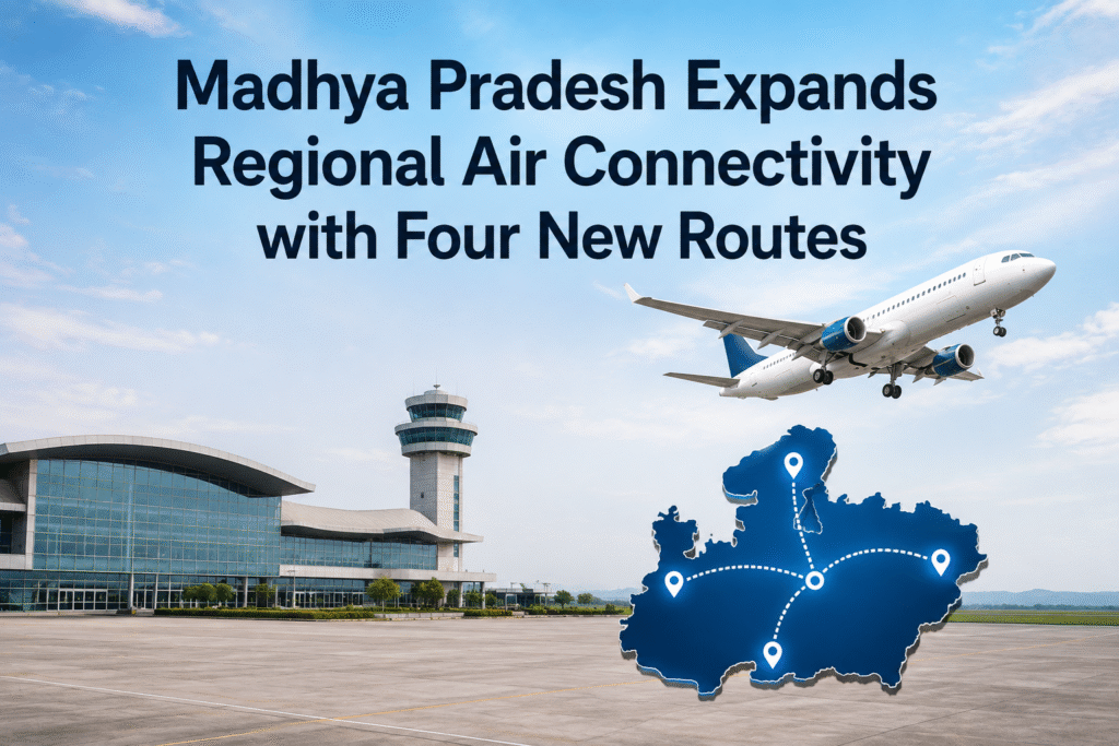 Madhya Pradesh Adds Four New Air Routes to Boost Regional Connectivity