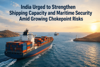 India Urged to Strengthen Shipping Capacity Amid Maritime Chokepoint Risks