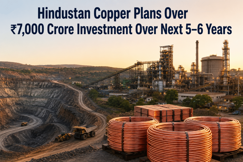 Hindustan Copper Plans Over ₹7,000 Crore Investment for Expansion