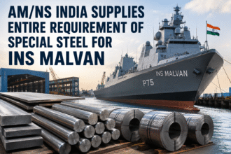 AM/NS India Supplies Entire Requirement of Special Steel for INS Malvan
