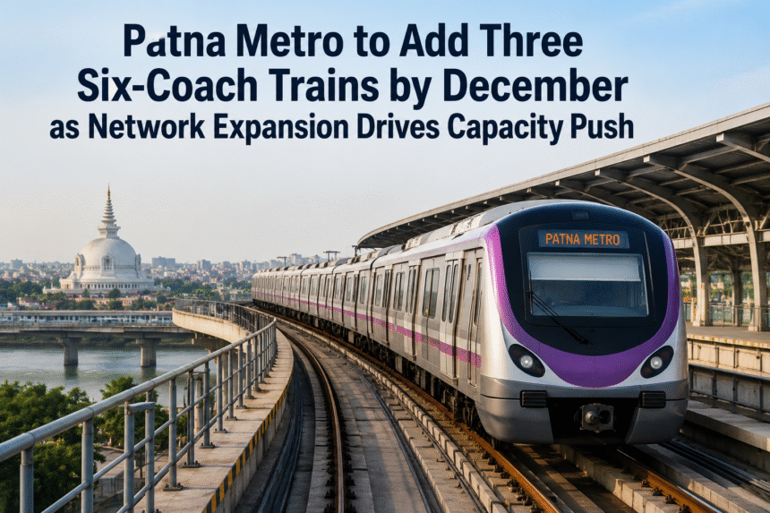 Patna Metro to Add Three Six-Coach Trains by December 2026