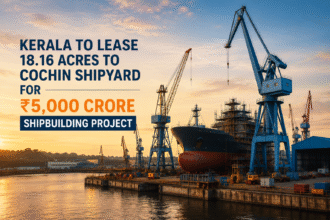 Kerala to Lease 18.16 Acres to Cochin Shipyard for ₹5,000 Crore Project