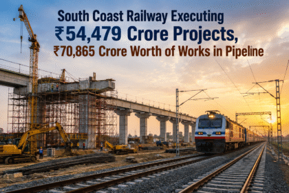 South Coast Railway Executing ₹54,479 Crore Projects, ₹70,865 Crore Works in Pipeline