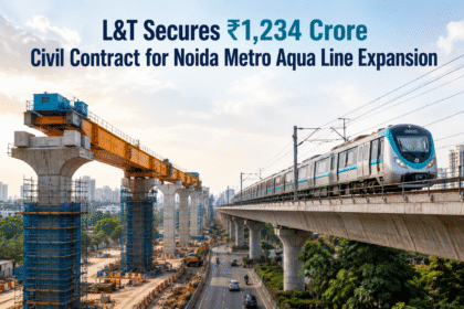 L&T Secures ₹1,234 Crore Civil Contract for Noida Metro Aqua Line Expansion