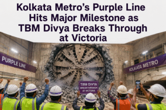 Kolkata Metro Purple Line Hits Milestone as TBM Divya Breaks Through at Victoria