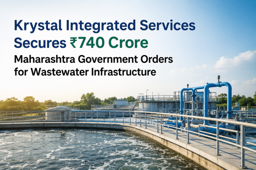 Krystal Integrated Services Wins ₹740 Crore Maharashtra Wastewater Infrastructure Orders