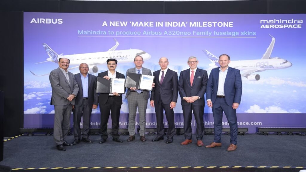 Airbus Awards Mahindra Aerostructures Contract to Manufacture A320neo Fuselage Skins