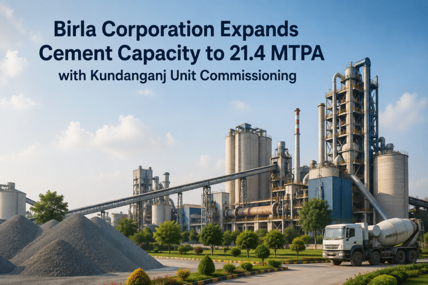 Birla Corporation Expands Cement Capacity to 21.4 MTPA with Kundanganj Unit