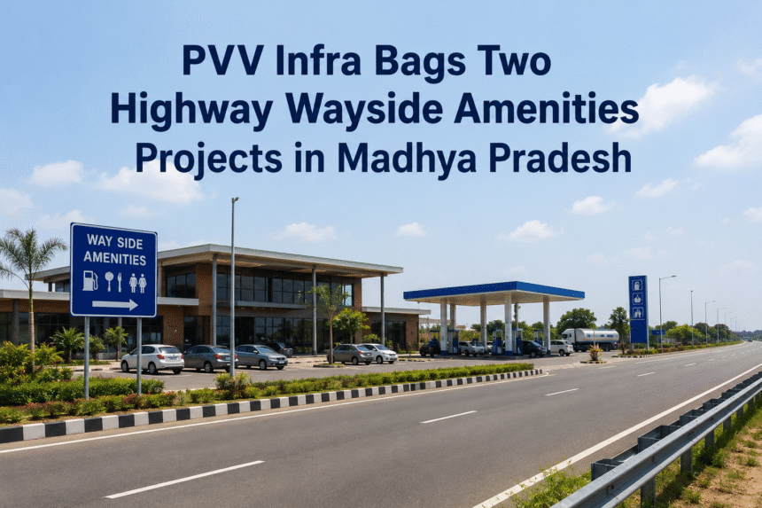 PVV Infra Wins Two NHLML Highway Wayside Amenities Projects in Madhya Pradesh