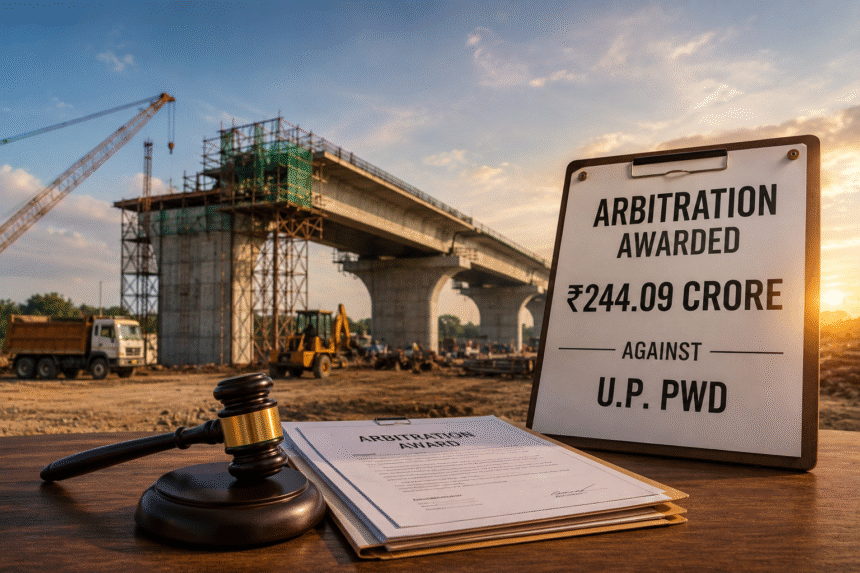 PNC Infratech Awarded ₹244.09 Crore in Arbitration Against UP PWD