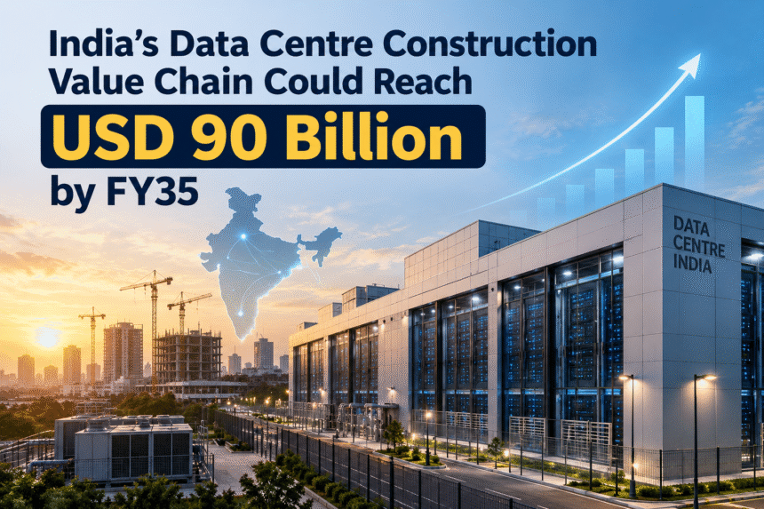 India’s Data Centre Construction Value Chain Could Reach USD 90 Billion by FY35: KPMG
