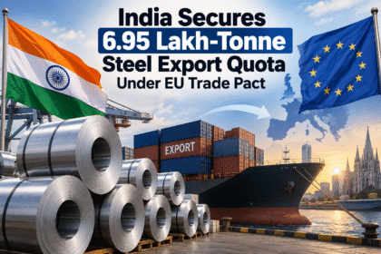 India Secures 6.95 Lakh-Tonne Steel Export Quota Under EU Trade Pact