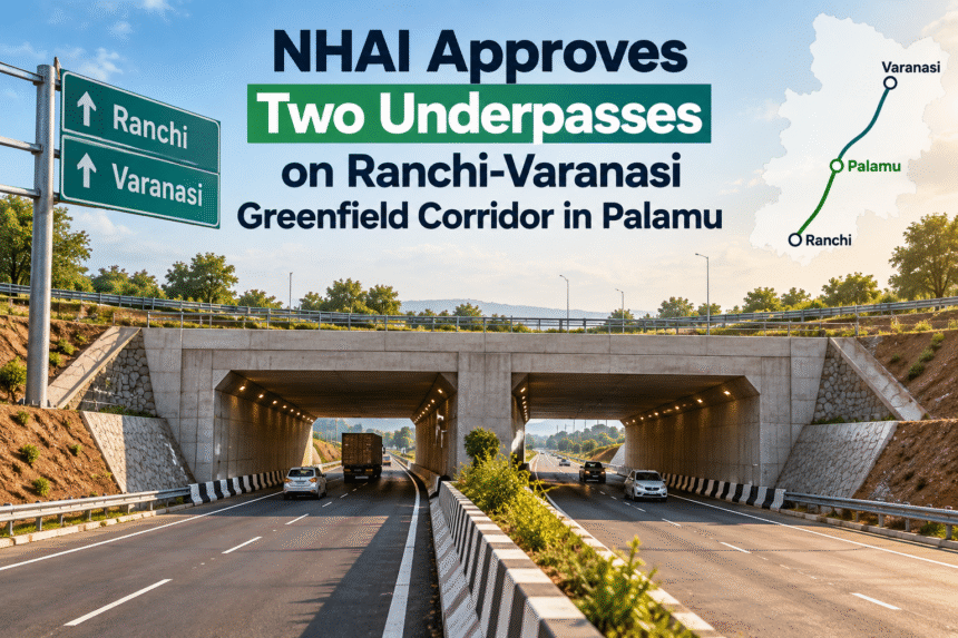 NHAI Underpasses in Palamu: Two Approved on Ranchi-Varanasi Corridor