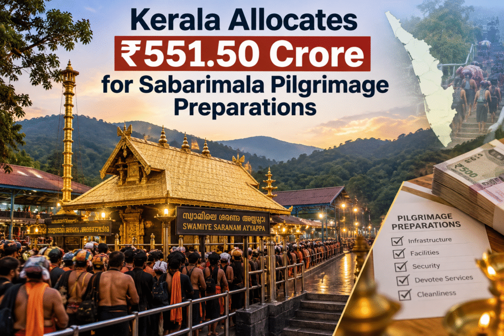 Sabarimala Pilgrimage Preparations Get ₹551.50 Crore from Kerala