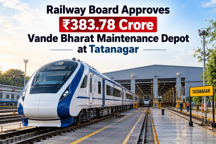 Railway Board Approves ₹383.78 Crore Vande Bharat Depot at Tatanagar