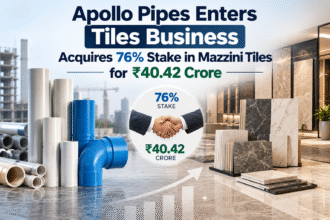 Apollo Pipes Acquires 76% Stake in Mazzini Tiles for ₹40.42 Crore
