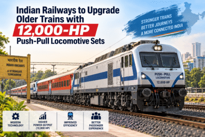 Indian Railways to Upgrade Older Trains with 12,000 HP Push-Pull Locomotives