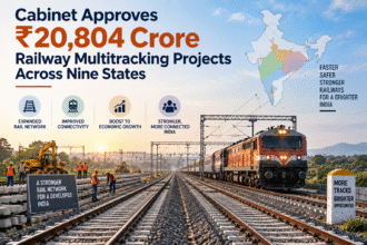 Cabinet Approves ₹20,804 Crore Railway Multitracking Projects Across 9 States