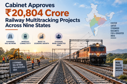 Cabinet Approves ₹20,804 Crore Railway Multitracking Projects Across 9 States