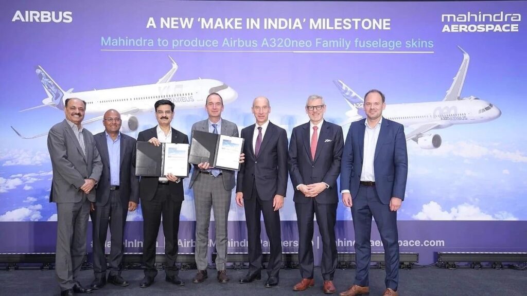 Mahindra Aerostructures Secures Airbus Contract to Manufacture A320 Family Fuselage Skins
