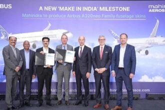 Mahindra Aerostructures Secures Airbus Contract to Manufacture A320 Family Fuselage Skins