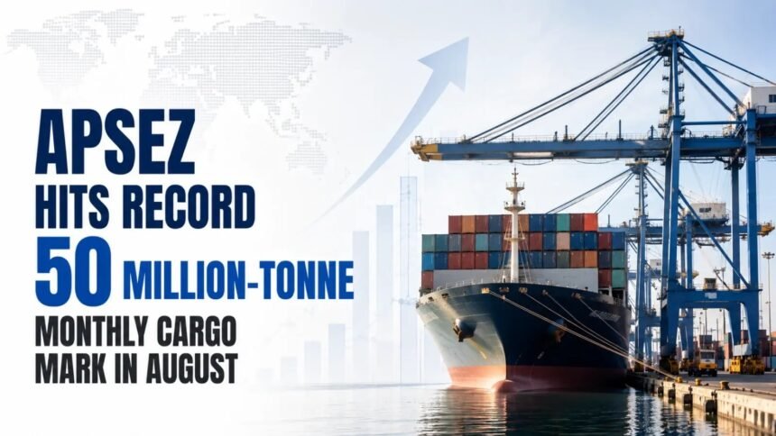 Adani Ports Hits Record 50 Million Tonnes Monthly Cargo Mark in August
