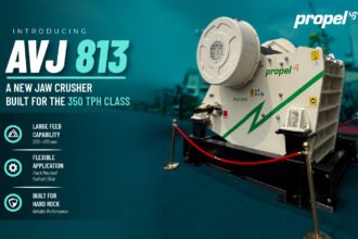 Propel launches the AVJ 813: a new 350 TPH jaw crusher built for Skid, mobile and semi-mobile plants