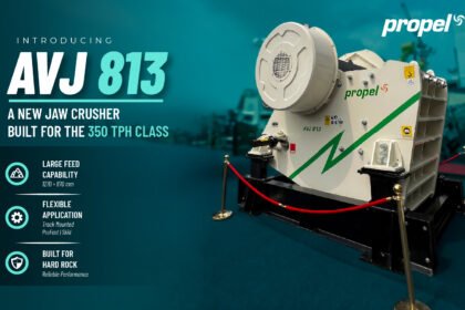 Propel launches the AVJ 813: a new 350 TPH jaw crusher built for Skid, mobile and semi-mobile plants