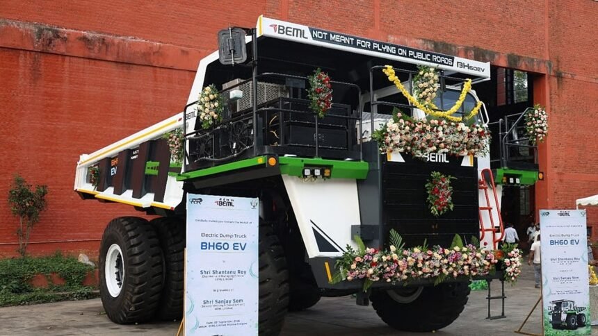 BEML Unveils India’s First Indigenous 60-Ton Electric Dump Truck