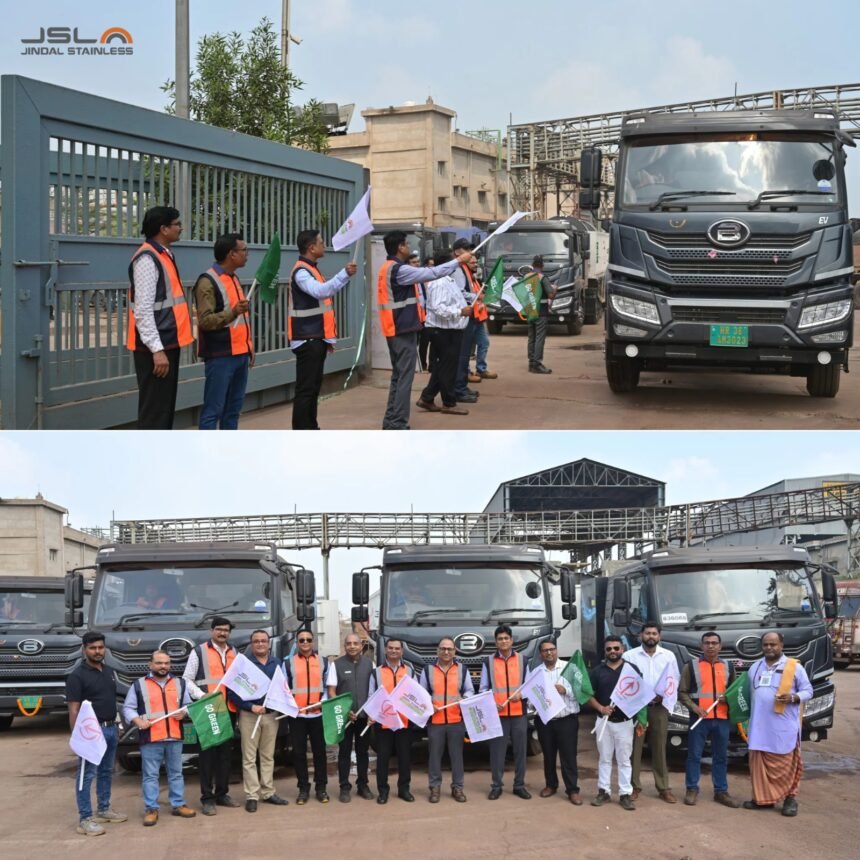Jindal Stainless Deploys 10 Electric Trucks for Finished Goods Transportation